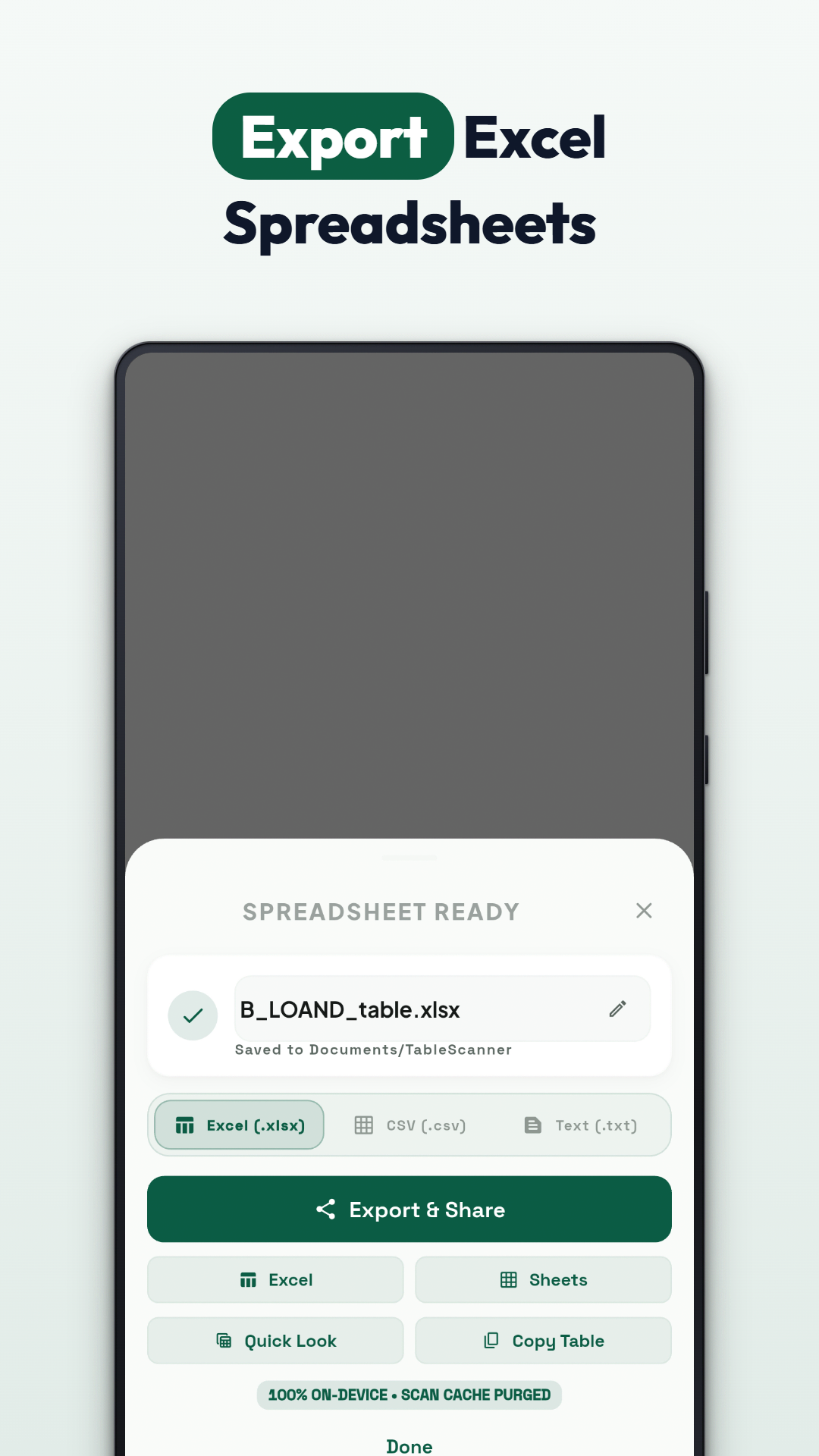 ScanSheet Pro preview